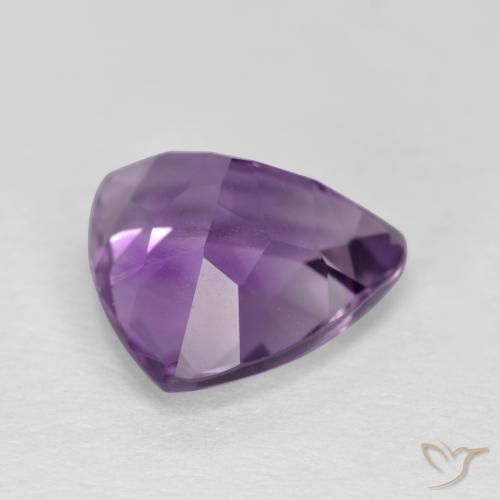 Améthyste Violet moyen-foncé naturelle Trillion, 2.86 ct, VS