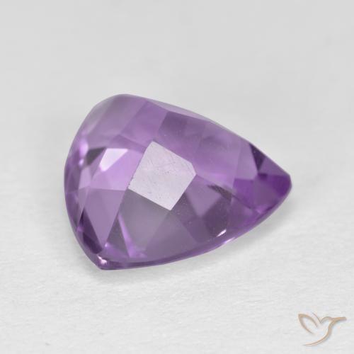 Améthyste Violet Rosâtre naturelle Trillion, 3.01 ct, VS