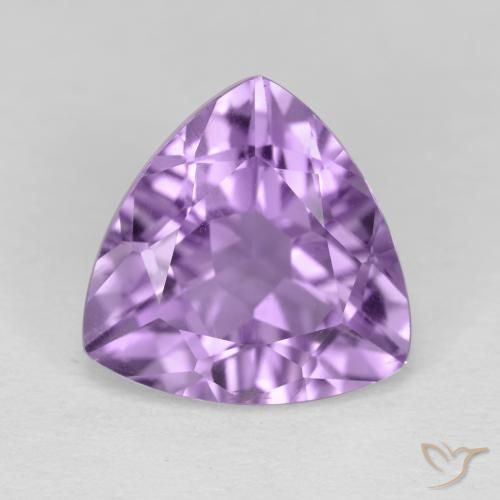 2.89ct Naturel Violet moyen Améthyste, Trillion, VS