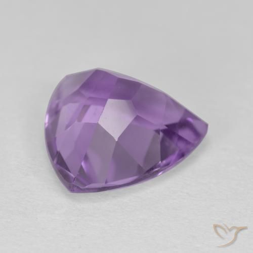Améthyste Violet moyen naturelle Trillion, 2.89 ct, VS
