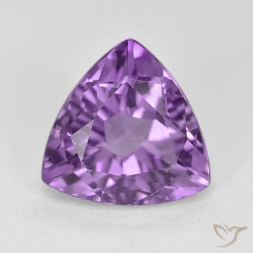 2.94ct Naturel Pourpre violacé profond Améthyste, Trillion, VS
