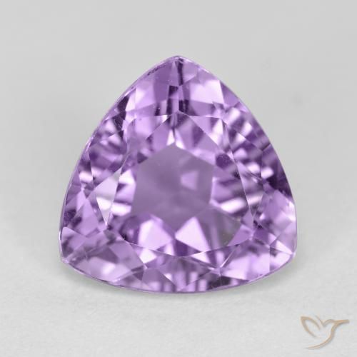 2.91ct Naturel Violet moyen Améthyste, Trillion, VS
