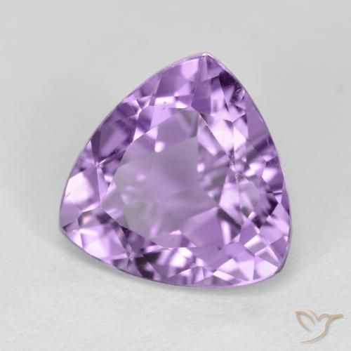 Améthyste Violet moyen naturelle Trillion, 2.91 ct, VS