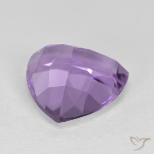 Améthyste Violet iris profond naturelle Trillion, 3.12 ct, VS