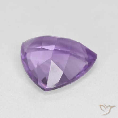 Améthyste violet naturelle trillion, 2,57 ct, VS