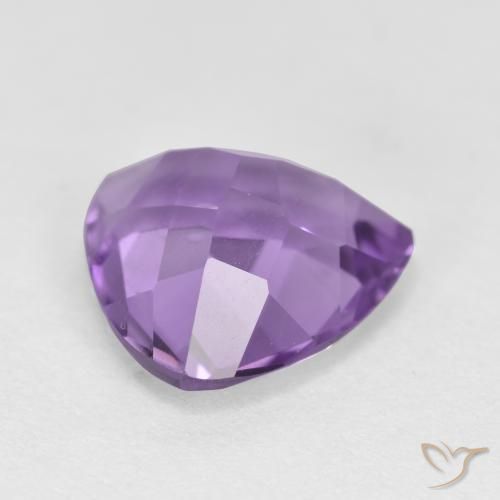 Améthyste Violet moyen naturelle Trillion, 2.74 ct, VS