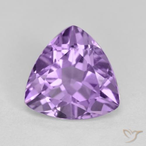 2.82ct Naturel Violet Rosâtre Améthyste, Trillion, VS