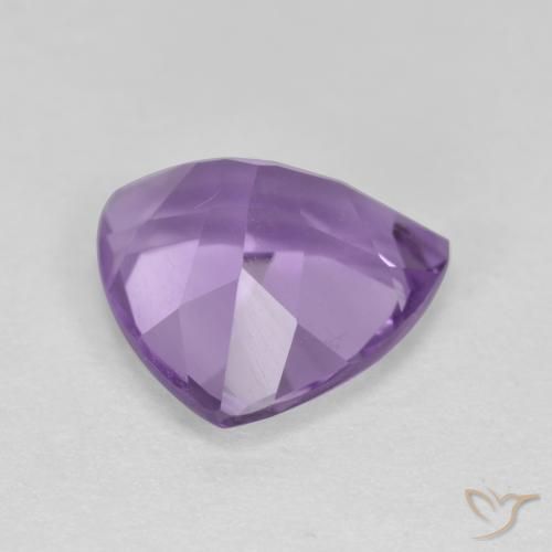 Améthyste Violet Rosâtre naturelle Trillion, 2.82 ct, VS