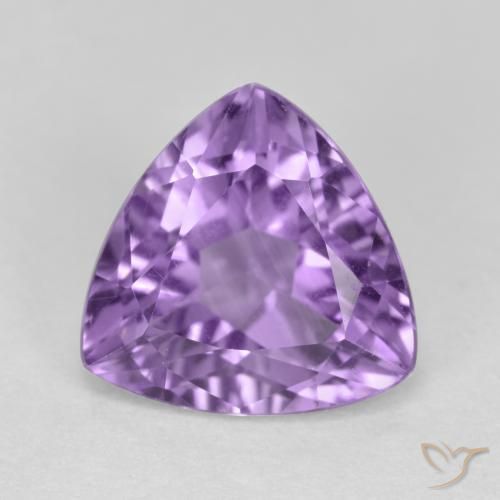 3.00ct Naturel Violet Rosâtre Améthyste, Trillion, VS