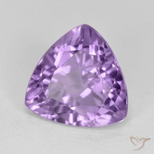 Améthyste Violet Rosâtre naturelle Trillion, 3.00 ct, VS