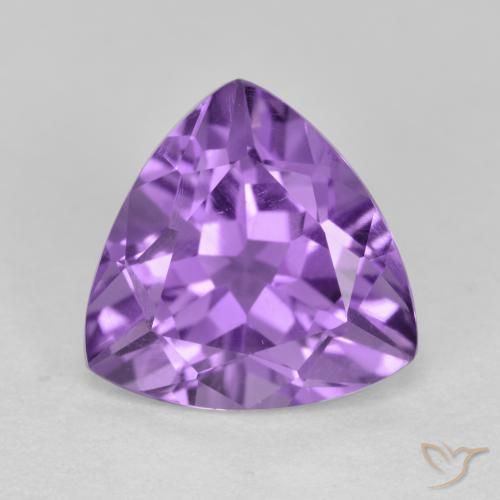 2.97ct Naturel Violet Rosâtre Améthyste, Trillion, VS