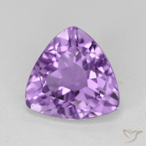 2.65ct Naturel Violet moyen Améthyste, Trillion, VS