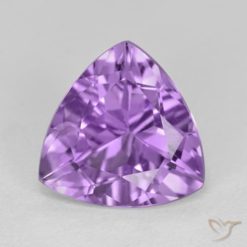 2.88ct Naturel Violet moyen Améthyste, Trillion, VS