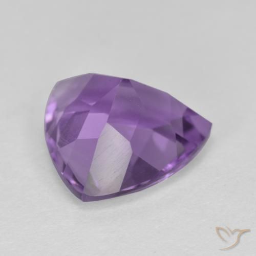 Améthyste Violet moyen naturelle Trillion, 2.88 ct, VS