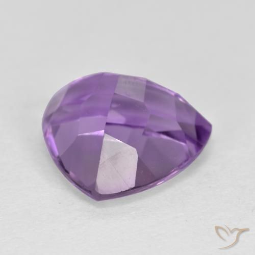 Améthyste Violet Rosâtre naturelle Trillion, 3.08 ct, VS