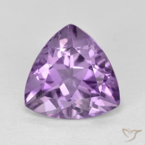 2.83ct Naturel Violet violacé Améthyste, Trillion, VS