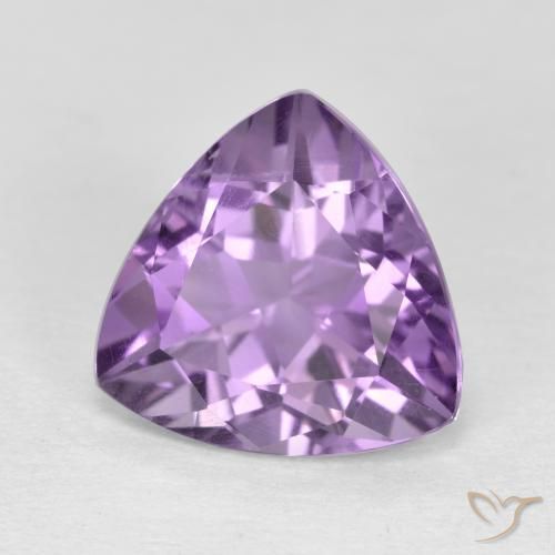 Améthyste Violet violacé naturelle Trillion, 2.83 ct, VS