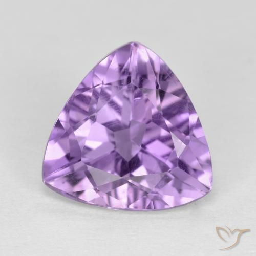 2.78ct Naturel Violet Rosâtre Améthyste, Trillion, VS