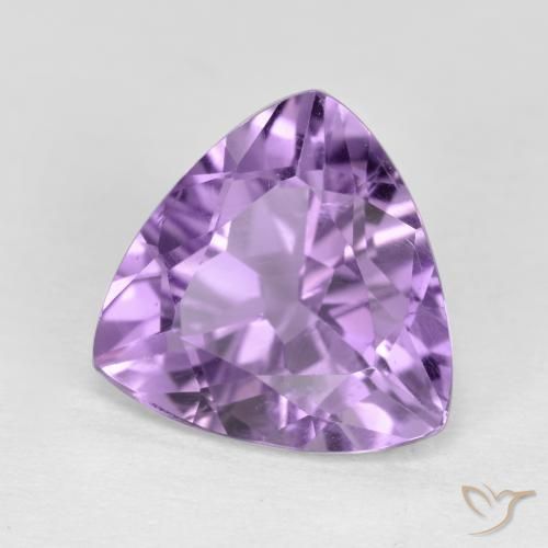 Améthyste Violet Rosâtre naturelle Trillion, 2.78 ct, VS