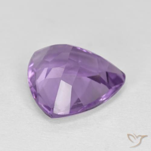 Améthyste Violet Rosâtre naturelle Trillion, 2.78 ct, VS
