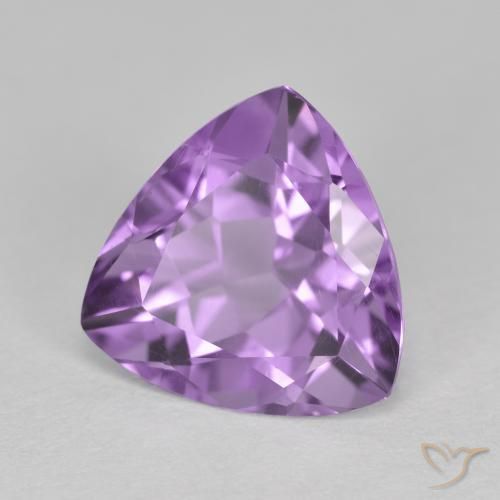 Améthyste Pourpre violacé profond naturelle Trillion, 2.65 ct, VS