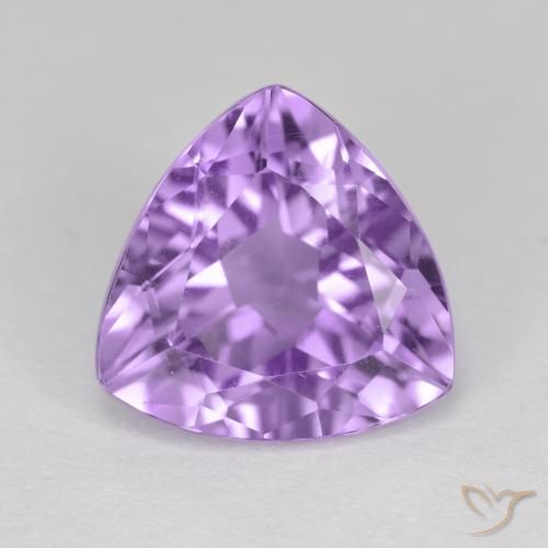 3.06ct Naturel Violet Rosâtre Améthyste, Trillion, VS