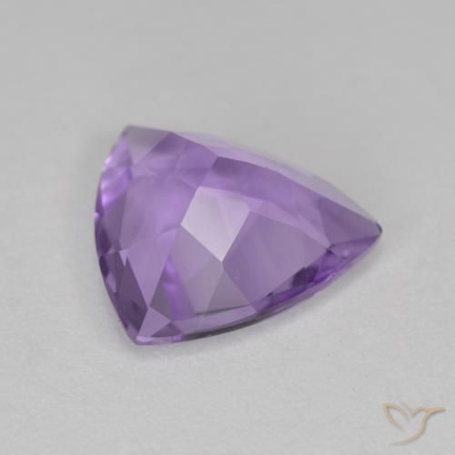Améthyste Violet Rosâtre naturelle Trillion, 2.30 ct, VS
