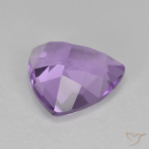 Améthyste Violet iris profond naturelle Trillion, 3.00 ct, VS