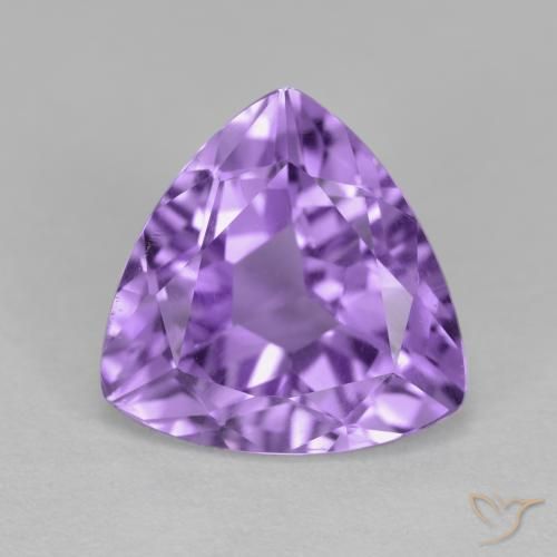 2.87ct Naturel Violet foncé Améthyste, Trillion, VS