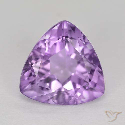 2.78ct Naturel Violet Rosâtre Améthyste, Trillion, VS