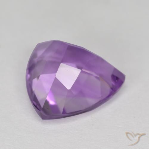 Améthyste Violet Rosâtre naturelle Trillion, 2.78 ct, VS