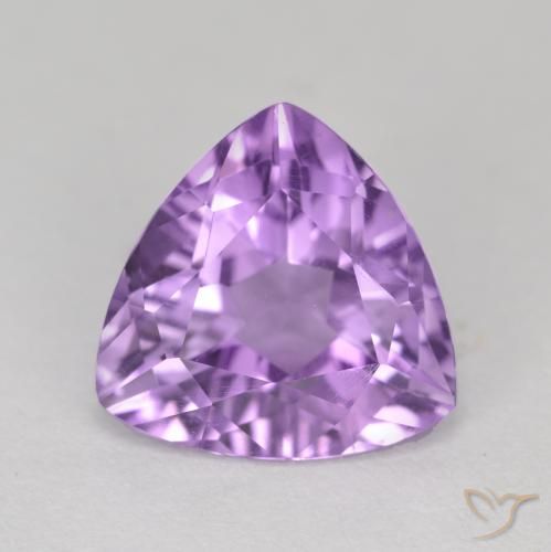 2.74ct Naturel Pourpre violacé moyen Améthyste, Trillion, VS