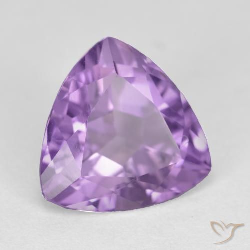 Améthyste Violet Rosâtre naturelle Trillion, 3.00 ct, VS