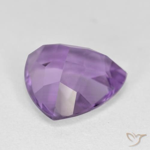 Améthyste Violet Rosâtre naturelle Trillion, 3.00 ct, VS