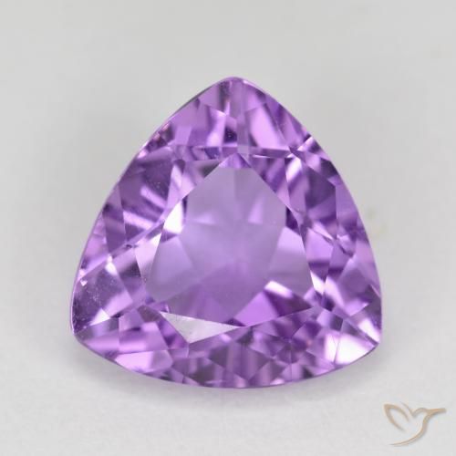 2.79ct Naturel Violet moyen Améthyste, Trillion, VS