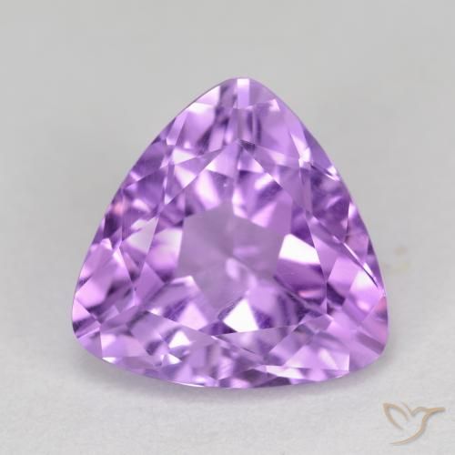2.92ct Naturel Violet violacé Améthyste, Trillion, VS