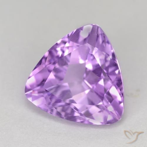 Améthyste Violet violacé naturelle Trillion, 2.92 ct, VS