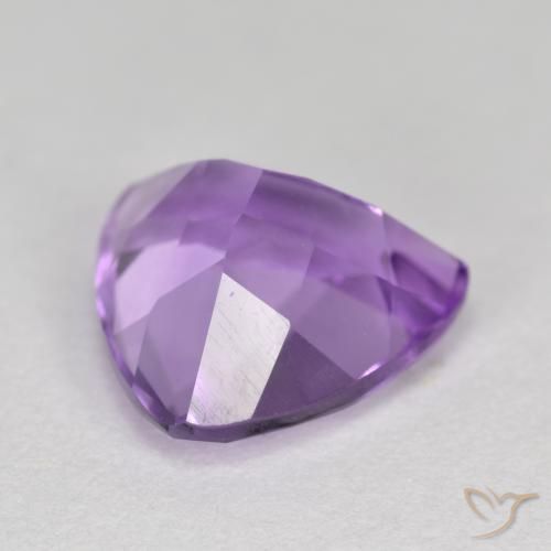 Améthyste Violet violacé naturelle Trillion, 2.92 ct, VS
