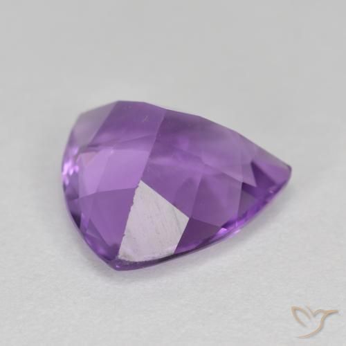 Améthyste Violet moyen-foncé naturelle Trillion, 2.61 ct, VS