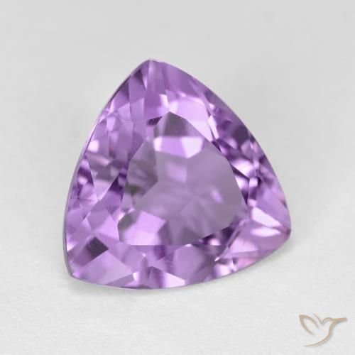 Améthyste Violet Rosâtre naturelle Trillion, 2.78 ct, VS