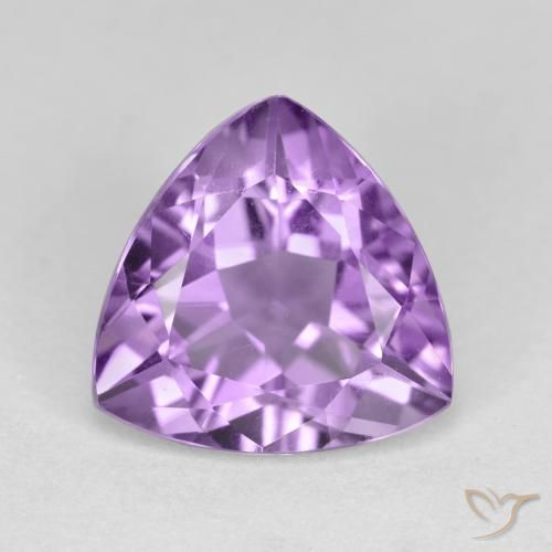 2.82ct Naturel Violet Rosâtre Améthyste, Trillion, VS