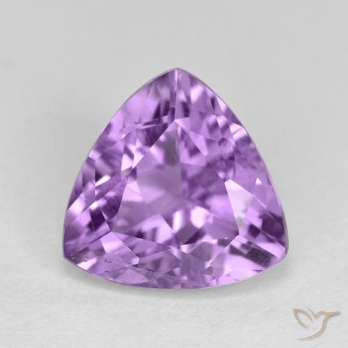 2.78ct Naturel Violet violacé Améthyste, Trillion, VS