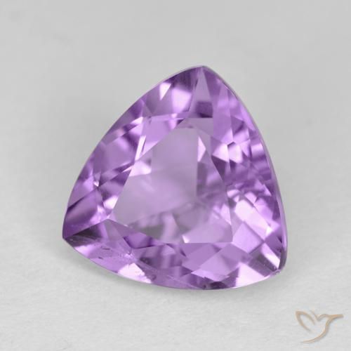 Améthyste Violet violacé naturelle Trillion, 2.78 ct, VS