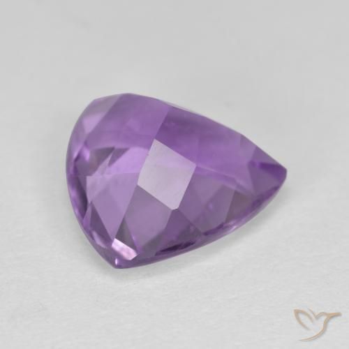 Améthyste Violet violacé naturelle Trillion, 2.78 ct, VS