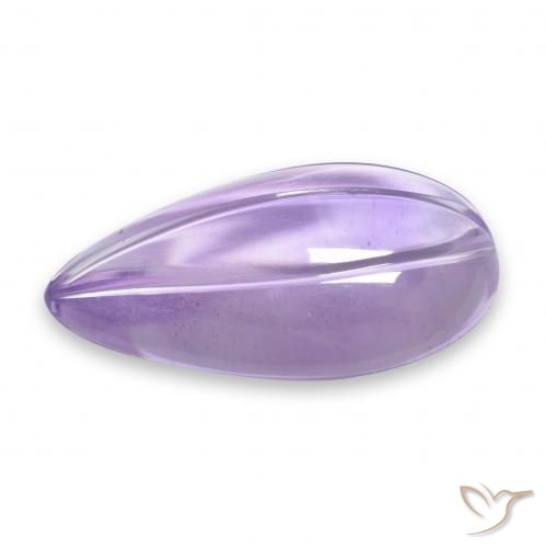 Améthyste Violet moyen-léger naturelle En forme de poire, 7.48 ct, Transparent