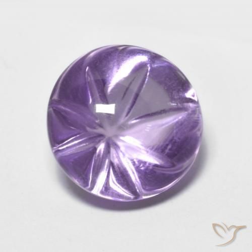 Améthyste Violet moyen naturelle Tour, 4.83 ct, Transparent