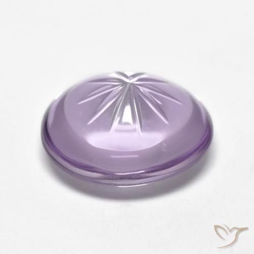 Améthyste Violet moyen naturelle ovale, 8.27 ct, Transparent