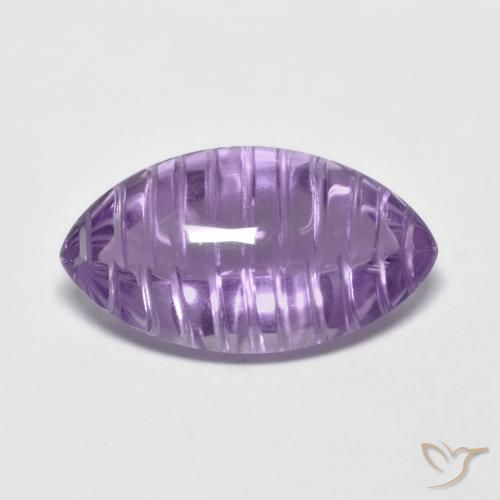 5.46ct Naturel Violet moyen Améthyste, Marquise, Transparent