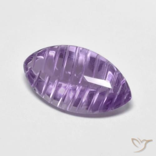 Améthyste Violet moyen naturelle Marquise, 5.46 ct, Transparent