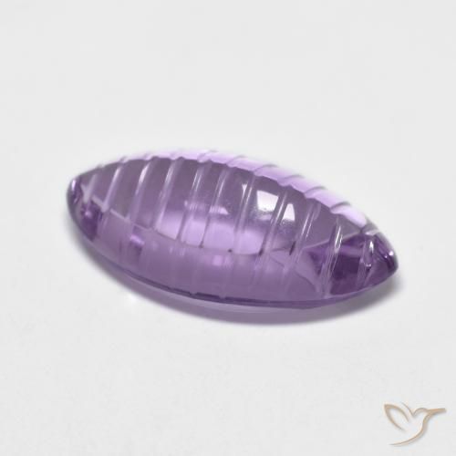 Améthyste Violet moyen naturelle Marquise, 5.46 ct, Transparent